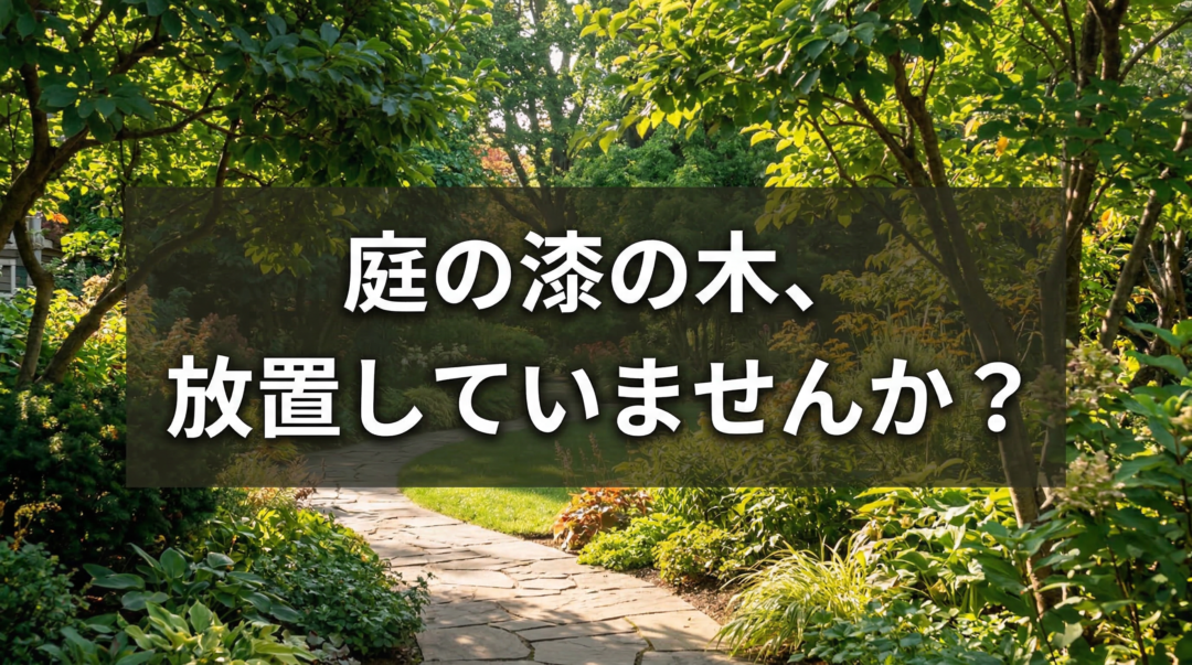 ウルシ 伐採のイメージ